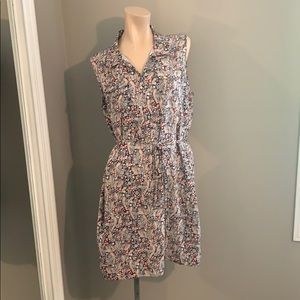 NWT  LOFT floral Dress size L